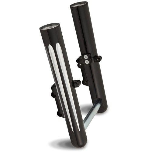 PartzBiz HD: 4423640-Arlen Ness Hot Fork Legs Lower Sliders Dual Disc Deep Cut Black Harley 00-07 FL | 06-513 PartzBiz HD: 4423640-Arlen Ness Hot Fork Legs Lower Sliders Dual Disc Deep Cut Black Harley 00-07 FL | 06-513