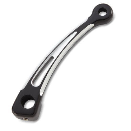PartzBiz HD: 4423646-Arlen Ness Deep Cut Black Contrast Cut Inner Shifter Rod Lever 4 Harley Touring 86-16 19-759