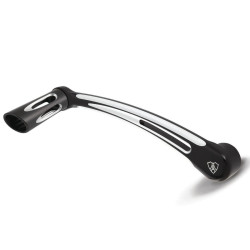 PartzBiz HD AN19-757 - Arlen Ness Deep Cut Black Solo Shifter Toe Billet FLT FLH FLHX FXD FXST PartzBiz HD AN19-757 - Arlen Ness Deep Cut Black Solo Shifter Toe Billet FLT FLH FLHX FXD FXST