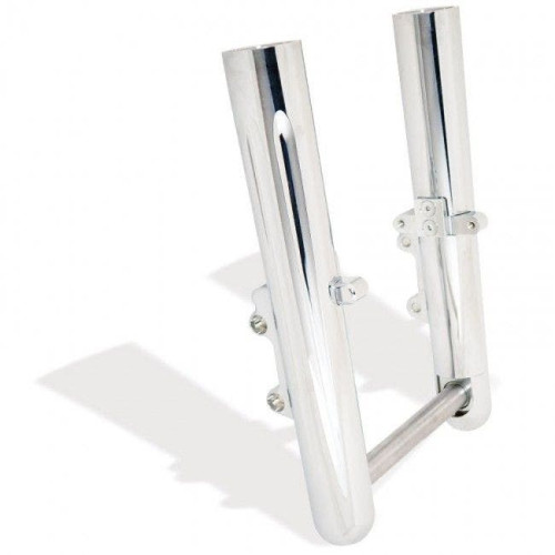 PartzBiz HD: 4423615-Arlen Ness Hot Fork Legs Lower Sliders Dual Disc Deep Cut Chrome Harley 08-13 FL | 06-510