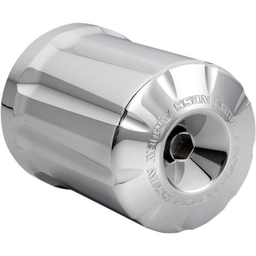 PartzBiz HD: 4423619-Arlen Ness Deep Cut Chrome Re-Usable Oil Filter Housing Harley Big Twin & XL 84-17