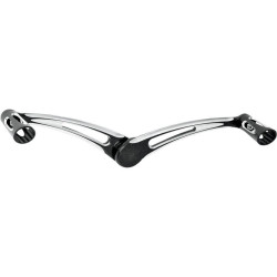 PartzBiz HD AN19-792 - Arlen Ness Deep Cut Black Heel Toe Shifter Levers Harley Touring & FL Softail | 19-792