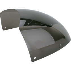 PartzBiz HD AN06-047 - Arlen Ness Direct Bolt On Cafe Fairing Replacement Smoked Plexiglas Windshield | 06-047