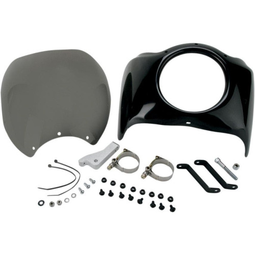 PartzBiz HD: 4423588-Arlen Ness Direct Bolt On Cafe Fairing Kit ABS Plastic for Harley Dyna 06-Up | 06-035