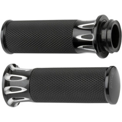 PartzBiz HD AN07-319 - ปลอกแฮนด์ Arlen Ness Fusion Black Deep Cut Harley Throttle By Wire Models | 07-319 PartzBiz HD AN07-319 - ปลอกแฮนด์ Arlen Ness Fusion Black Deep Cut Harley Throttle By Wire Models | 07-319