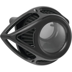 PartzBiz HD AN18-998 - Arlen Ness Gloss Black Clear Tear Stage 1 Air Cleaner for Harley Sportster XL 91-UP 18-998