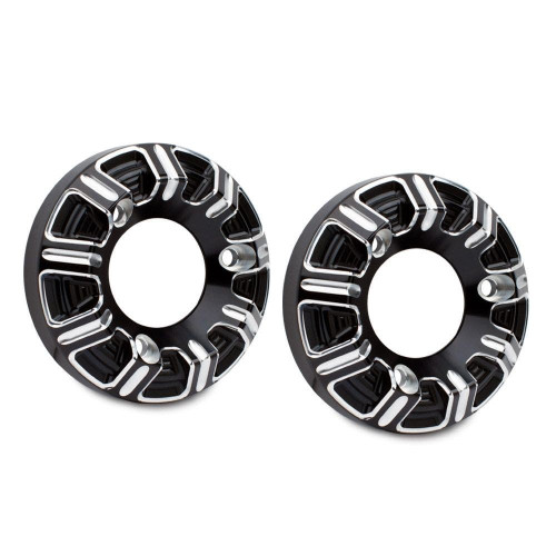 PartzBiz HD: 4423582-Arlen Ness I-1106 Black 10 Gauge Exhaust Tips 15-19 Indian Scout Pair 266654 266-654 1860-1264 18601264