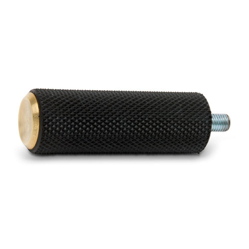 PartzBiz HD: 4423563-Arlen Ness Knurled Brass Fusion Shifter Brake Peg for Harley or Metric-07-933