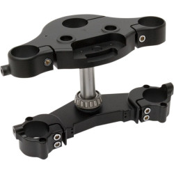 PartzBiz HD AN20-389 - Arlen Ness Black ”KO ” 7 Degree Raked Triple Trees Harley W/ 21 23 ล้อ 14-15 | 20-389
