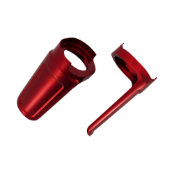 PartzBiz HD AN120-021 - Arlen Ness Method Performance Bagger Red Fork Guards for Harley 14-23 FLH | 120-021 PartzBiz HD AN120-021 - Arlen Ness Method Performance Bagger Red Fork Guards for Harley 14-23 FLH | 120-021