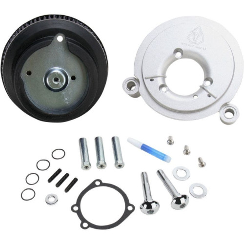 PartzBiz HD: 4423492-Arlen Ness Plain Backing Plate Stage 1 Big Sucker Air Cleaner for 08-15 Dyna | 18-827