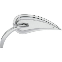 PartzBiz HD AN13-090 - Arlen Ness RAD III Chrome Die Cast Left Side Handlebar Mirror Harley Metric  | 13-090
