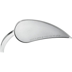 PartzBiz HD AN13-091 - Arlen Ness RAD III Chrome Die Cast Right Side Handlebar Mirror Harley Metric  | 13-091