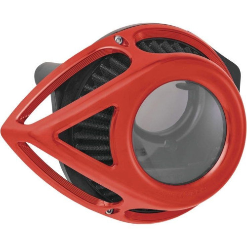 PartzBiz HD: 4423465-Arlen Ness Red Clear Tear Stage 1 Air Cleaner for Harley M8 Milwaukee 8 17-up 18-969