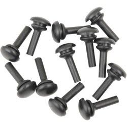 PartzBiz HD AN06-847 - Arlen Ness Replacement Rubber Inserts Deep Cut Driver Passenger floorboards | 06-847