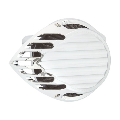 PartzBiz HD: 4423457-Arlen Ness Rough Crafts Chrome Finned Air Cleaner Harley Twin Cam 00-17 PartzBiz HD: 4423457-Arlen Ness Rough Crafts Chrome Finned Air Cleaner Harley Twin Cam 00-17