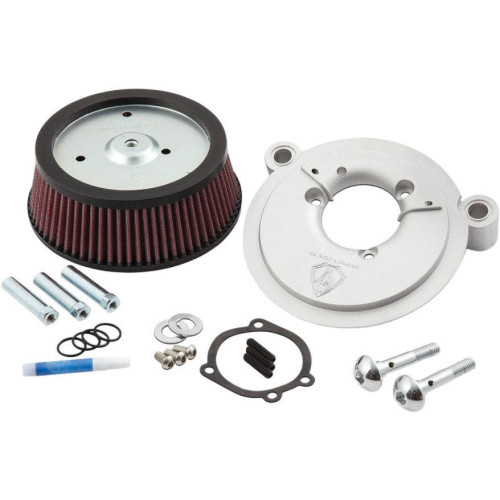 PartzBiz HD: 4423410-Arlen Ness Stage 1 Big Sucker Air Cleaner Harley 99-15 Twin Cam - Natural Plate | 18-505