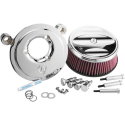PartzBiz HD AN18-815 - Arlen Ness Stage 1 Billet Sucker Air Cleaner Chrome Scallop Cover Harley 08-15 | 18-815 PartzBiz HD AN18-815 - Arlen Ness Stage 1 Billet Sucker Air Cleaner Chrome Scallop Cover Harley 08-15 | 18-815