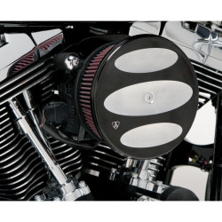 PartzBiz HD AN18-847 - Arlen Ness Stage 2 Billet Sucker Air Cleaner Black Scallop Cover Harley 93-99 BT | 18-847 PartzBiz HD AN18-847 - Arlen Ness Stage 2 Billet Sucker Air Cleaner Black Scallop Cover Harley 93-99 BT | 18-847