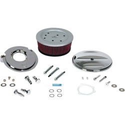 PartzBiz HD AN18-807 - Arlen Ness Stage 2 Billet Sucker Air Cleaner Chrome Scallop Cvr Harley 91-15 XL | 18-807 PartzBiz HD AN18-807 - Arlen Ness Stage 2 Billet Sucker Air Cleaner Chrome Scallop Cvr Harley 91-15 XL | 18-807