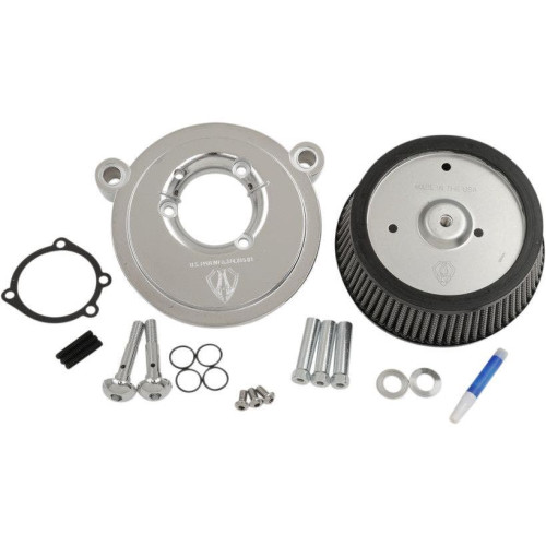 PartzBiz HD: 4423378-Arlen Ness Synthetic Stage 1 Air Filter Cleaner Black Backing Plate 15-20 Street | 50-319