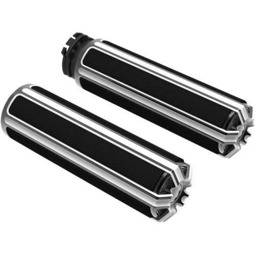 PartzBiz HD: 4423392-Arlen Ness Tech Black Cut 10 Gauge Cable Hand grips Harley Softail Dyna XL FLH | 07-124