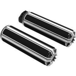 PartzBiz HD AN07-129 - Arlen Ness Tech Black Cut 10 Gauge Throttle By Wire Hand grips Harley FLH CVO | 07-129 PartzBiz HD AN07-129 - Arlen Ness Tech Black Cut 10 Gauge Throttle By Wire Hand grips Harley FLH CVO | 07-129