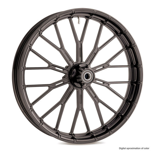 PartzBiz HD: 4423356-Arlen Ness Titanium 18" x 5.5" Y-Spoke Rim Front Wheel Machined Motorcycle 71-552