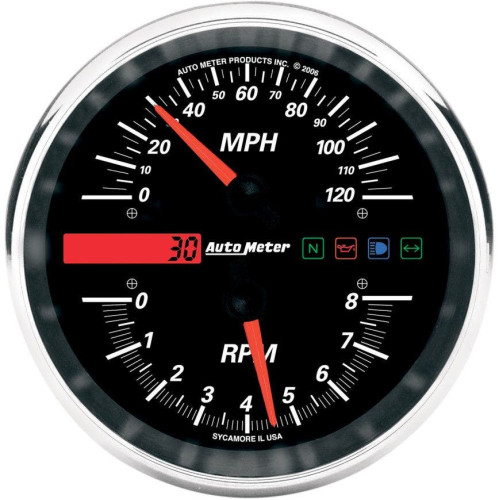 PartzBiz HD: 4423375-Auto Meter Drop-In Speedometer Tachometer Combo Harley FXDWG Softail Road King | 19466