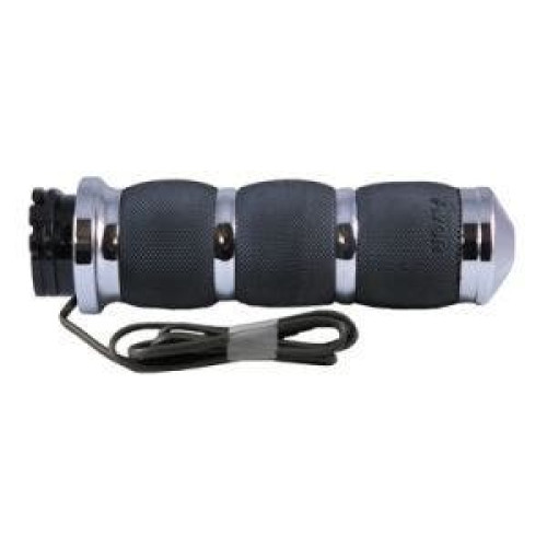 PartzBiz HD: 4423348-ปลอกแฮนด์แบบอุ่น Chrome ของ Avon Air สำหรับรุ่น Harley Cable | แอร์-90-HT PartzBiz HD: 4423348-ปลอกแฮนด์แบบอุ่น Chrome ของ Avon Air สำหรับรุ่น Harley Cable | แอร์-90-HT
