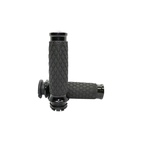 PartzBiz HD: 4423354-ปลอกแฮนด์ยาง Avon Black Ano Diamond สำหรับคันเร่งสาย Harley | DIA-65-ANO PartzBiz HD: 4423354-ปลอกแฮนด์ยาง Avon Black Ano Diamond สำหรับคันเร่งสาย Harley | DIA-65-ANO