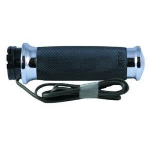PartzBiz HD: 4423294-ปลอกแฮนด์แบบอุ่น Avon Custom Contour Chrome สำหรับรุ่น Harley Cable | CC-85-CH-HT PartzBiz HD: 4423294-ปลอกแฮนด์แบบอุ่น Avon Custom Contour Chrome สำหรับรุ่น Harley Cable | CC-85-CH-HT