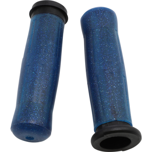 PartzBiz HD: 4423272-Avon Grips Blue Old School 1” ด้ามจับยาง OLD-69-SBLUE-FL Harley TBW