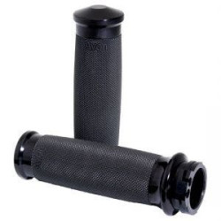 PartzBiz HD AG-CC-86-ANO - Avon Grips ปลอกแฮนด์อะโนไดซ์สีดำ Contour แบบกำหนดเองสำหรับสายเคเบิล Harley | CC-86-ANO PartzBiz HD AG-CC-86-ANO - Avon Grips ปลอกแฮนด์อะโนไดซ์สีดำ Contour แบบกำหนดเองสำหรับสายเคเบิล Harley | CC-86-ANO