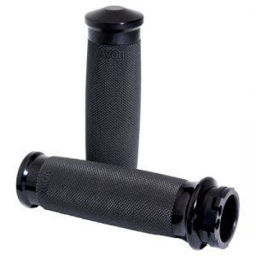 PartzBiz HD: 4423279-Avon Grips ปลอกแฮนด์อะโนไดซ์สีดำ Contour แบบกำหนดเองสำหรับสายเคเบิล Harley | CC-86-ANO PartzBiz HD: 4423279-Avon Grips ปลอกแฮนด์อะโนไดซ์สีดำ Contour แบบกำหนดเองสำหรับสายเคเบิล Harley | CC-86-ANO