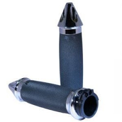PartzBiz HD AG-CC-85-CH-SPIKE - Avon Grips Custom Contour Chrome Spike Grips สำหรับสาย Harley | CC-85-CH-สไปค์ PartzBiz HD AG-CC-85-CH-SPIKE - Avon Grips Custom Contour Chrome Spike Grips สำหรับสาย Harley | CC-85-CH-สไปค์