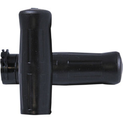 PartzBiz HD AG-OLD-69-BLACK - Avon Black Rubber True Old School Soda Bottle Look 1” Grips Harley Cable 84-21 | OLD-69-ดำ PartzBiz HD AG-OLD-69-BLACK - Avon Black Rubber True Old School Soda Bottle Look 1” Grips Harley Cable 84-21 | OLD-69-ดำ