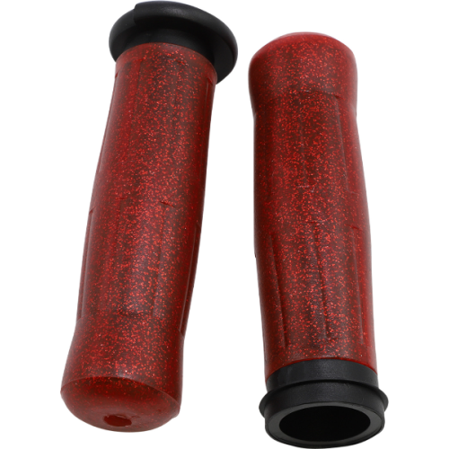 PartzBiz HD: 4423292-Avon Grips Red Old School 1 ” ด้ามจับยาง OLD-69-SRED-FLY Harley TBW