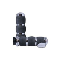 PartzBiz HD AG-AIR-93-BOSS - Avon Grips Velvet Air Cushion Chrome Grips พร้อมคันเร่ง Assist สำหรับ Harley Cable | แอร์-93-บอส PartzBiz HD AG-AIR-93-BOSS - Avon Grips Velvet Air Cushion Chrome Grips พร้อมคันเร่ง Assist สำหรับ Harley Cable | แอร์-93-บอส