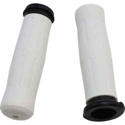 PartzBiz HD: 4423258-Avon Grips White Old School 1 ” ด้ามจับยาง OLD-69-WHITE-FL Harley TBW