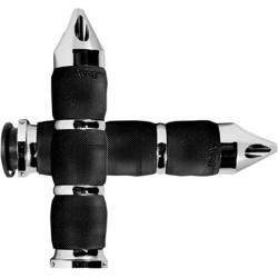 PartzBiz HD AG-IN-TO-AIR-90C-S - Avon IN-TO-AIR-90C-S เบาะลมกำมะหยี่ Chrome Spike Hand Grips Indian 18-20 | ในอากาศ-90C-S PartzBiz HD AG-IN-TO-AIR-90C-S - Avon IN-TO-AIR-90C-S เบาะลมกำมะหยี่ Chrome Spike Hand Grips Indian 18-20 | ในอากาศ-90C-S