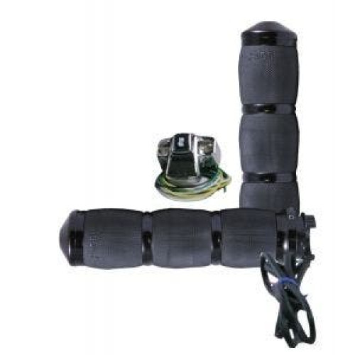 PartzBiz HD: 4423210-Avon MT Air Cushioned Anodized Heated Grips สำหรับเรือลาดตระเวนเมตริก | MT-AIR-90-ANO-HT
