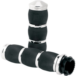 PartzBiz HD AG-MT-IN-AIR-90-CH - Avon Performance 3 Ring Chrome Air Cushion Hand Grips Indian 14-17 | MT-IN-AIR-90-CH PartzBiz HD AG-MT-IN-AIR-90-CH - Avon Performance 3 Ring Chrome Air Cushion Hand Grips Indian 14-17 | MT-IN-AIR-90-CH