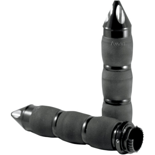 PartzBiz HD: 4423223-Avon Performance Spike ปลอกแฮนด์เบาะลมอะโนไดซ์สีดำอินเดีย 14-17 | MT-IN-AIR-90A-S