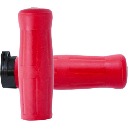 PartzBiz HD: 4423226-Avon Red Rubber True Old School Soda Bottle Look 1” Grips Harley Cable 84-21 | OLD-69-RED