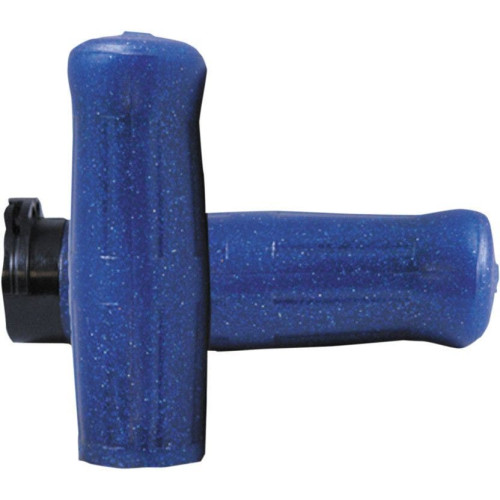 PartzBiz HD: 4423193-Avon Sparkle Blue Rubber True Old School Soda Bottle Look 1” Grips Harley Cable | OLD-69-SBLUE