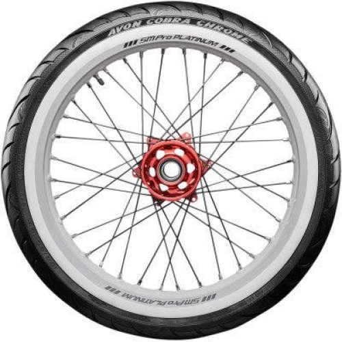 PartzBiz HD: 4423205-Avon Tyres Cobra Chrome AV91 150/80R16 71V Whitewall Bias ยางรถจักรยานยนต์หน้า | 4120017