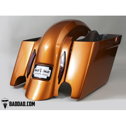 PartzBiz HD: 4423129-Bad Dad 2014+ Replacement Summit Fender with 992 Taillight & Turn Signals