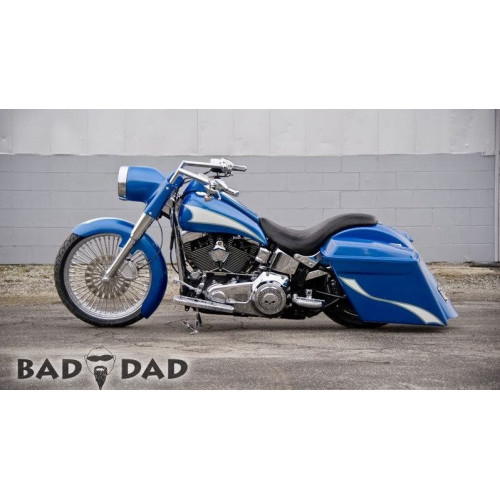 PartzBiz HD: 4423134-Bad Dad 21" Wrap Front Fender for Harley FLH/T Touring 14-Up 80953-2