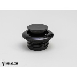 PartzBiz HD BAD-81007B - Bad Dad 81007 Black Competition Series Pop-Up Gas Cap 08-Up Harley Touring FL